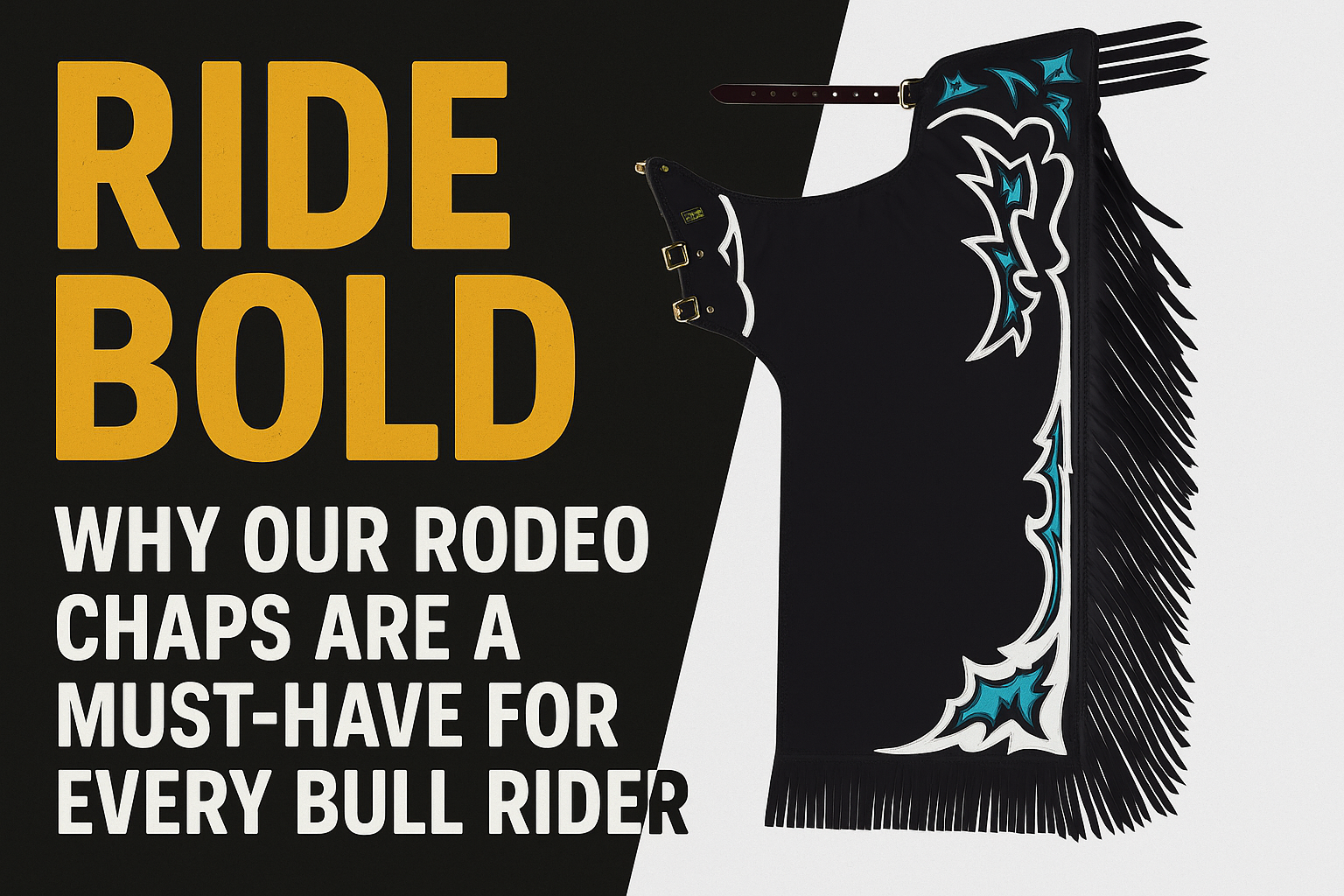 Ride Bold: Why Our Rodeo Chaps Are a Must-Have for Every Bull Rider