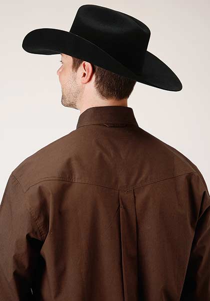 Men's Amarillo Collection Shirt – Chocolate Agave Western Button Down