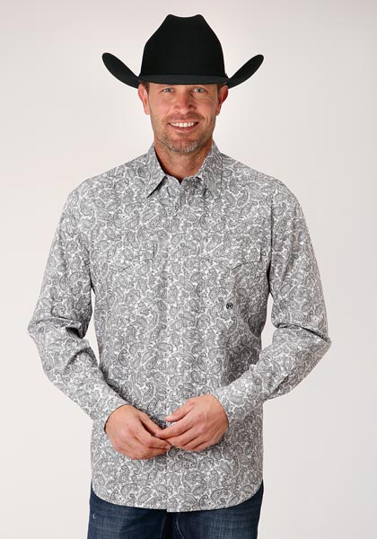 Roper Mens L/S Shirt Amarillo Campfire | Western Shirt