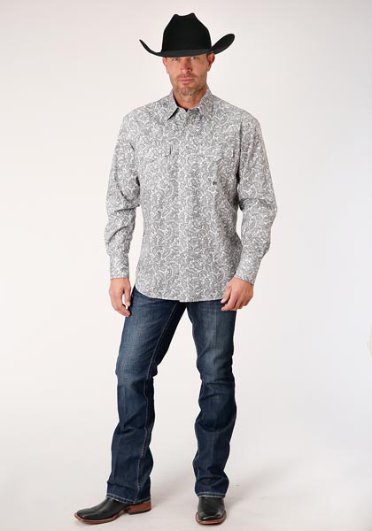 Roper Mens L/S Shirt Amarillo Campfire | Western Shirt