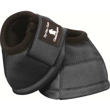Cashel No Turn Bell Boots in black with 1000 denier nylon shell