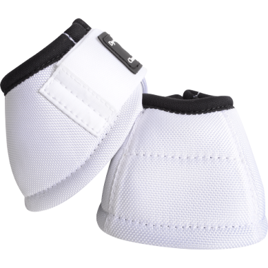 Cashel No Turn Bell Boots in white with 1000 denier nylon shell