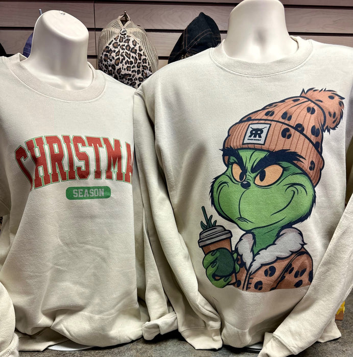 Christmas Grinch Graphic Sweatshirt