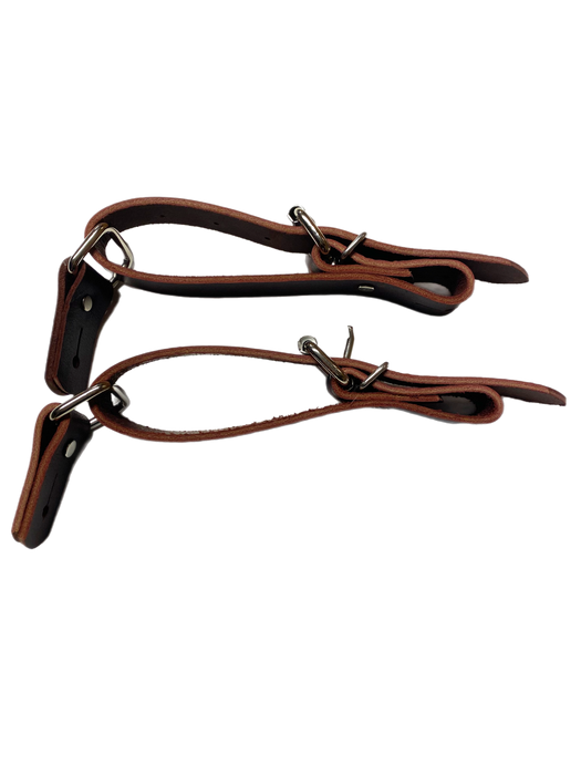 Adult Bull Riding Fold-Back Spur Straps By Rowdy Rowels