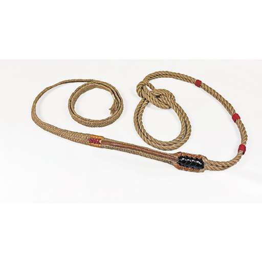 Barstow Custom 9 Plait Bull Rope – Right-Handed, 3/4 Lace Handle