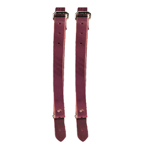 Adult Leather Boot Strap 1" by Rowdy Rowels | Bull Riding Boot Straps