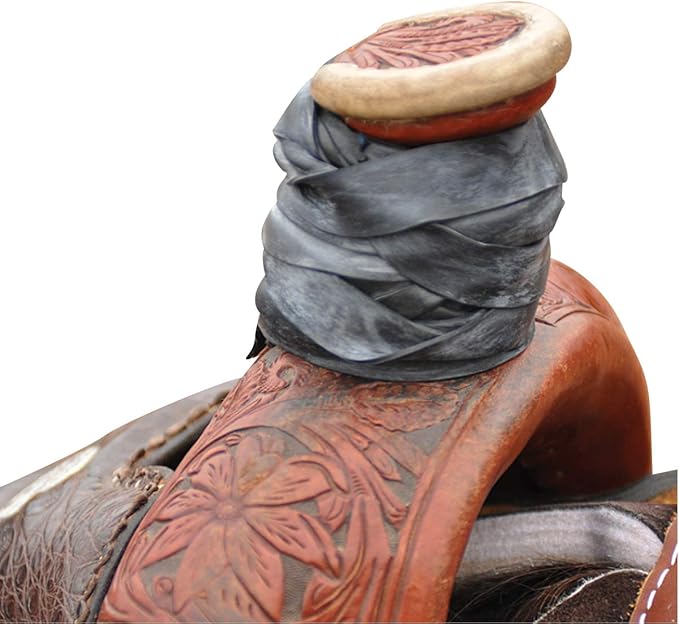Classic Rope Original Roper Dally Wraps – premium 1-inch rubber strips for roping saddle horn grip, 12-pack