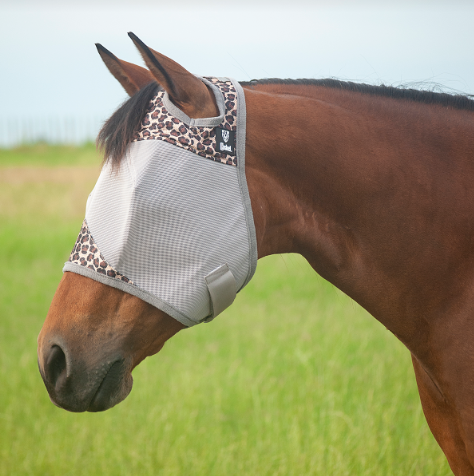 Cashel Crusader Fly Mask Without Ears | Pink | Blue | Orange | Leopard