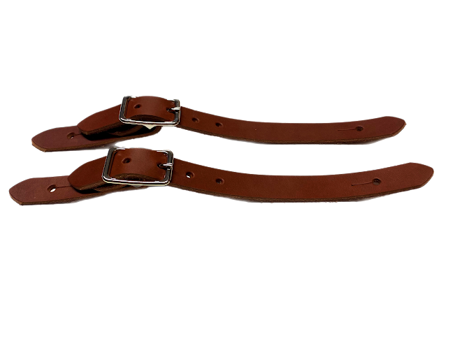 Youth Rough Stock Latigo Leather Spur Straps – Durable Youth Rodeo Gear by Rowdy Rowels