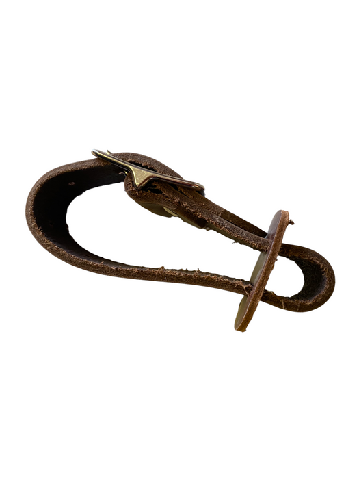 Durable Latigo Leather Bell Strap - Premium Bull Riding Gear for Long-Lasting Performance