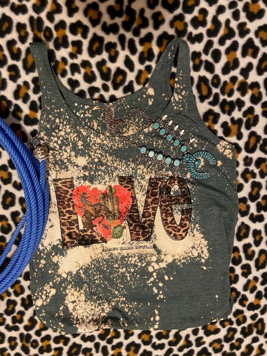 Love Heart Rodeo Graphic Tank Top l Unisex Jersey Short Sleeve Tee