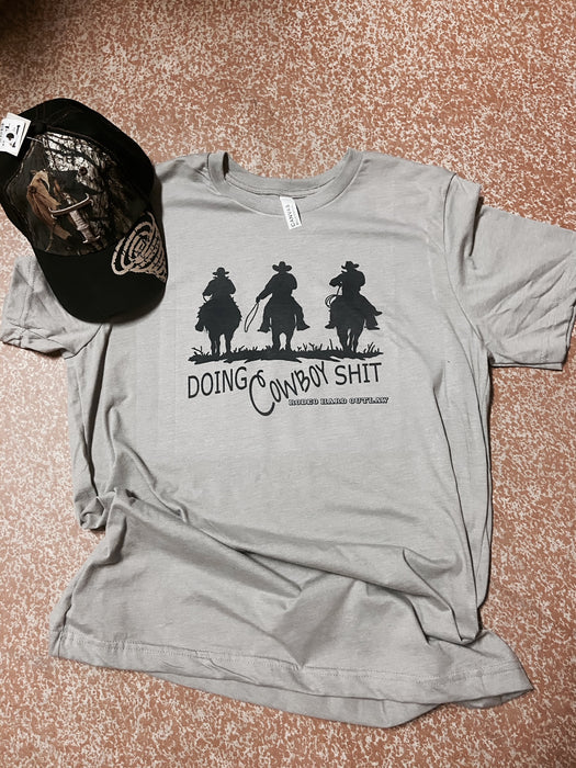 Doing Cowboy Stuff Western Graphic Tee l Rodeo Graphic Tee
