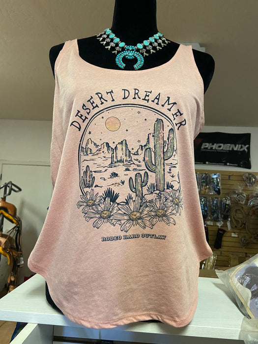 Desert Dreamer Western Graphic Tank Top