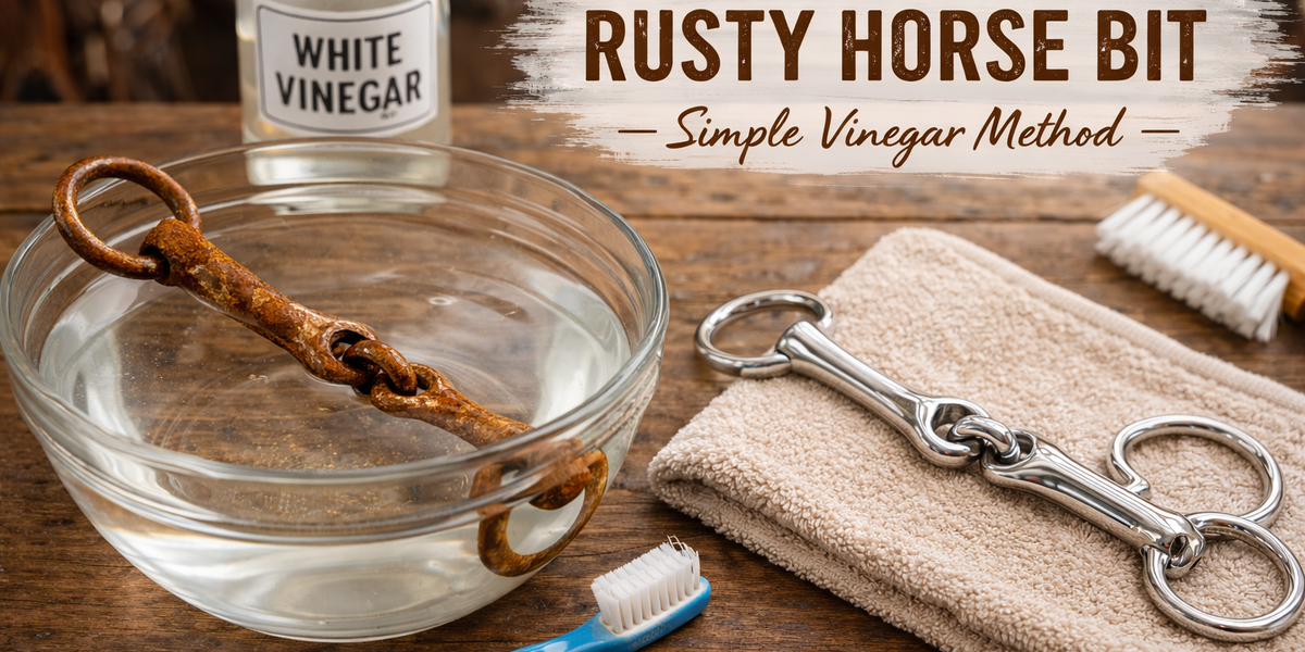 How to Clean a Rusty Horse Bit (The Right Way) — Rowdy Rowels
