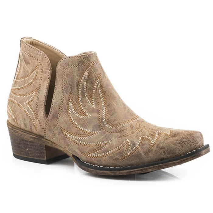 Roper Ava Vintage (Tan) - Women's Cowgirl Boot