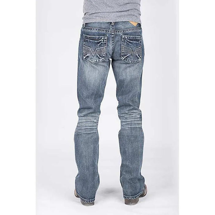 Tin Haul Guy's Jean (Medium Wash) - Men's Bootcut Jeans (Closeout)