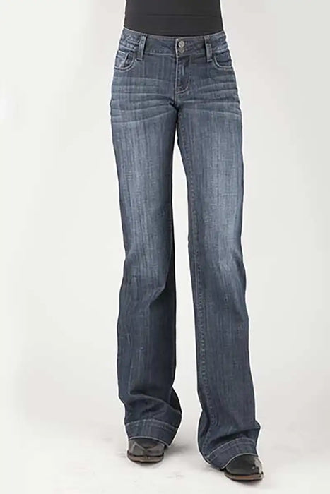 Tin Haul 460 Ella Fit Plain Pocket ( Denim Dark Wash ) - Women's Jeans