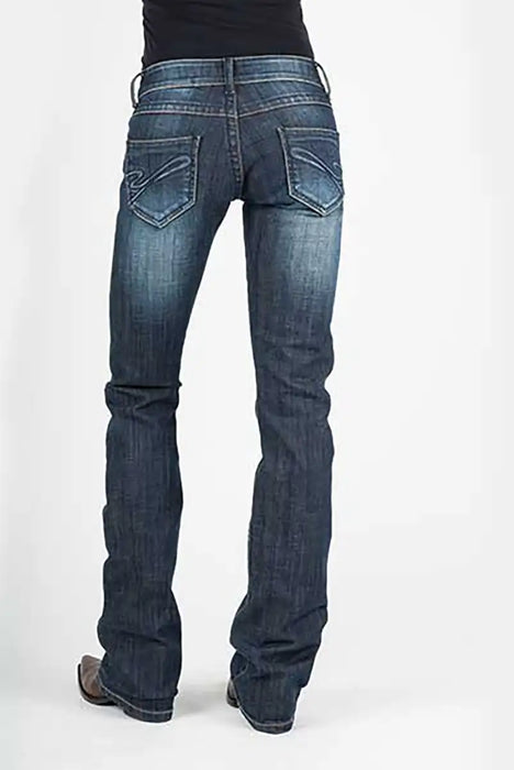 Stetson 818 Contemporary Styling S Pocket ( Denim Dark Wash )- Women's Jeans