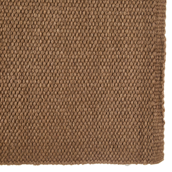 1314-97 San Juan Solid Raw Umber 36x34 New Zealand Wool Saddle Blanket