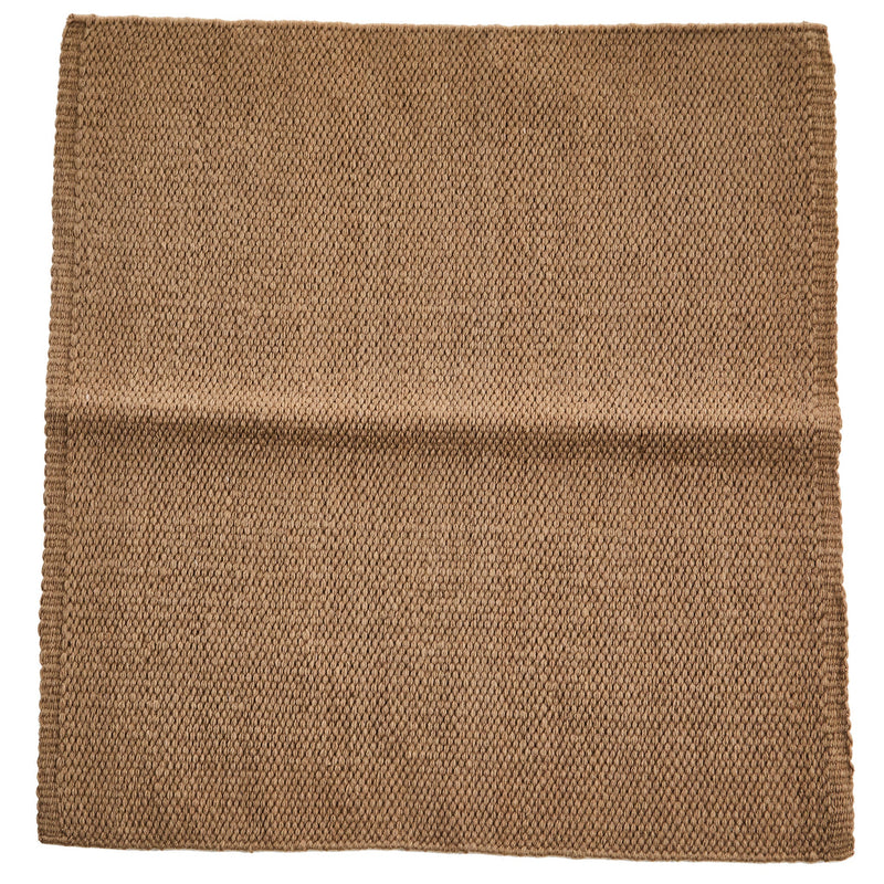 1314-97 San Juan Solid Raw Umber 36x34 New Zealand Wool Saddle Blanket