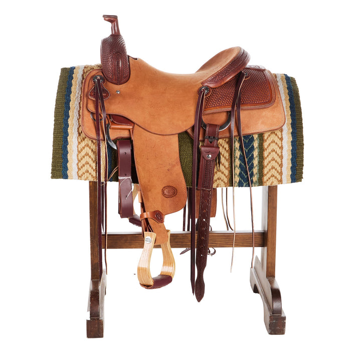 Iron Horse 36inx34in New Zealand Wool Saddle Blanket MULTI