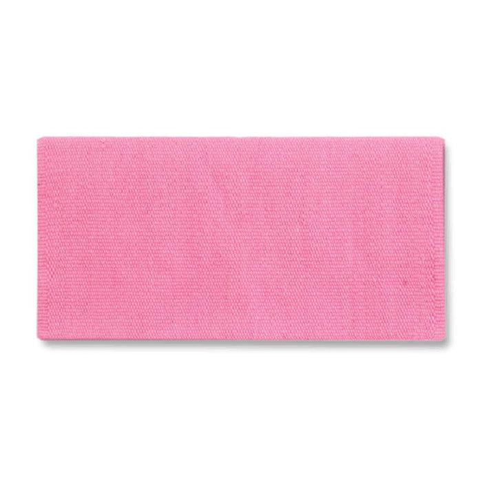 1314-89 San Juan Solid Sachet Pink 36x34 New Zealand Wool Saddle Blanket