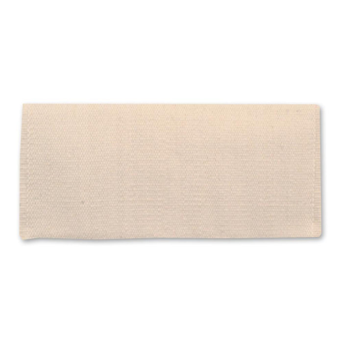 1314C-19 San Juan Solid Cream 38x34 New Zealand Wool Saddle Blanket