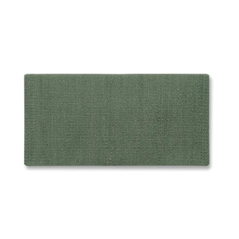 1314C-38 San Juan Solid Sage 38x34 New Zealand Wool Saddle Blanket