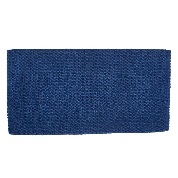 1314-95 San Juan Solid Slate Blue 36x34 New Zealand Wool Saddle Blanket