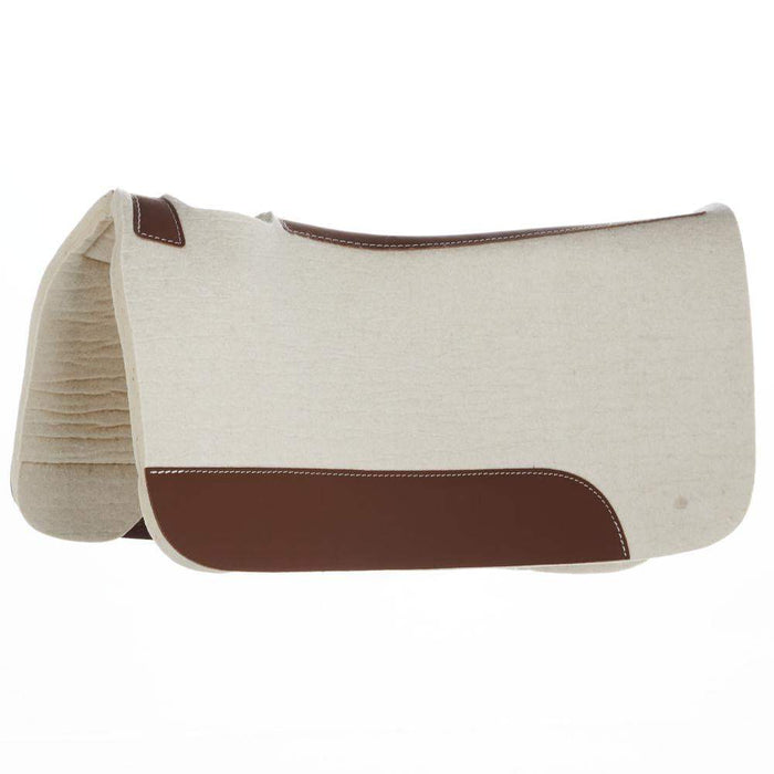 Natural 7 8in 28x30 Felt Barrel Saddle Pad