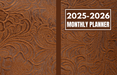 2025–2026 Monthly Rodeo Planner with Western-Themed Cover
