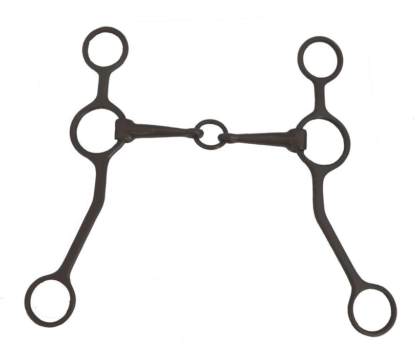 AJ Tack Long Shank Lifesaver Gag Bit