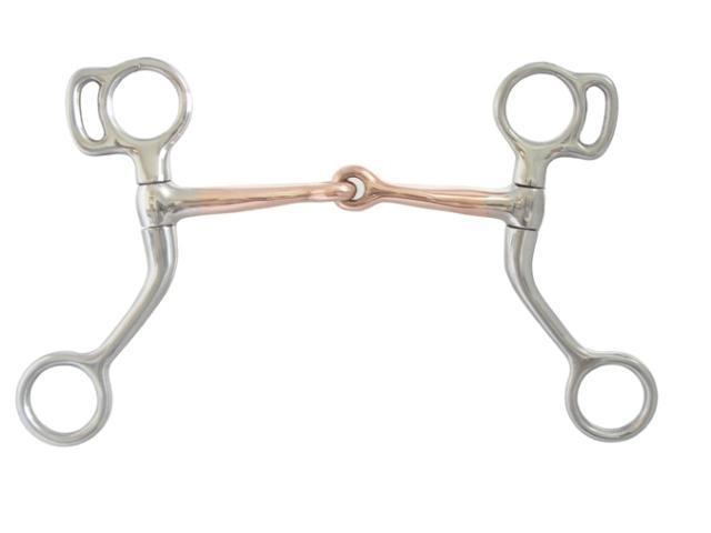 AJ Tack Copper Mouth Tom Thumb Miniature Horse Bit