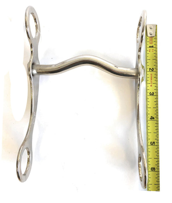 AJ Tack Low Port Grazing Miniature Horse Bit