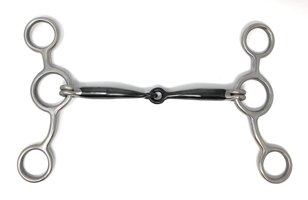 AJ Tack Junior Cow Horse Sliding Gag Bit