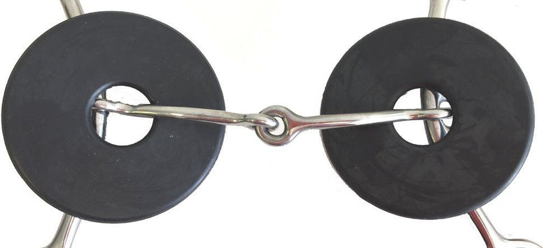 AJ Tack Smooth Snaffle Lifter Gag Bit
