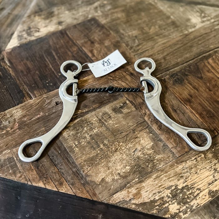 AJ Tack Sweet Iron Twisted Wire Grazing Bit