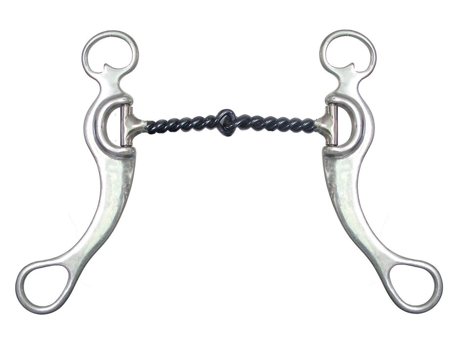 AJ Tack Sweet Iron Twisted Wire Grazing Bit