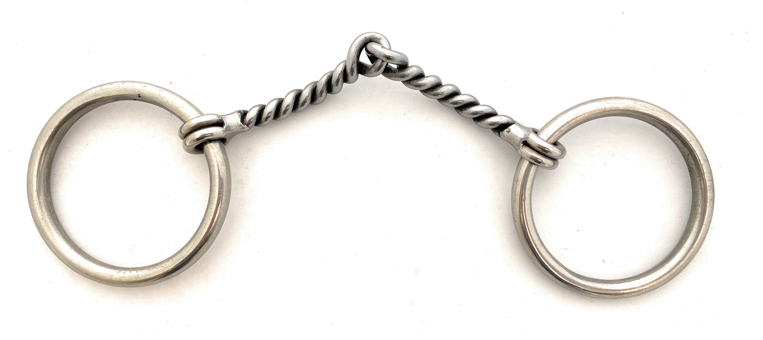 AJ Tack Sweet Iron Loose Ring Twisted Snaffle Bit