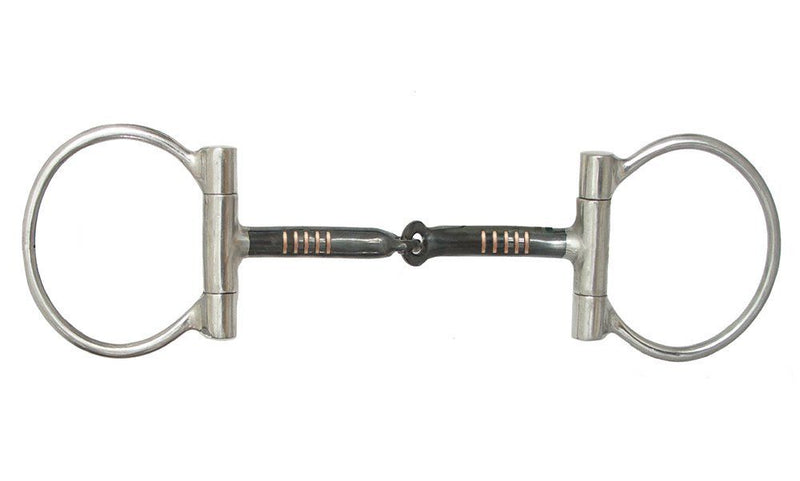 AJ Tack Dee Ring Smooth Snaffle Bit