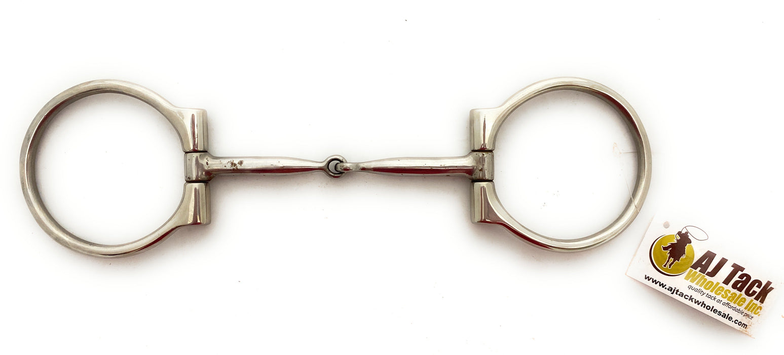 AJ Tack Offset Dee Ring Snaffle Bit