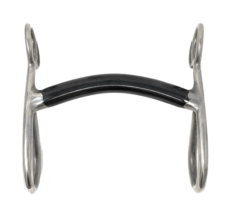 AJ Tack Sweet Iron Mullen Bar Short Shank Bit