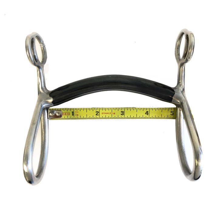 AJ Tack Sweet Iron Mullen Bar Short Shank Bit