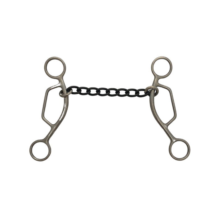 AJ Tack Short Shank Chain Gag Bit