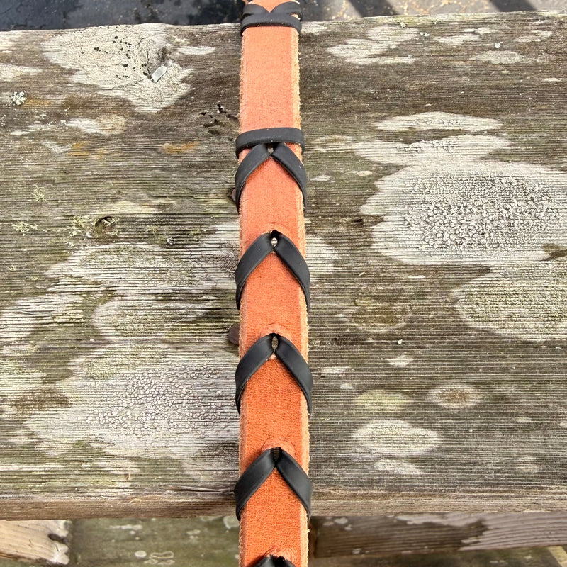 Leather Laced Barrel Reins