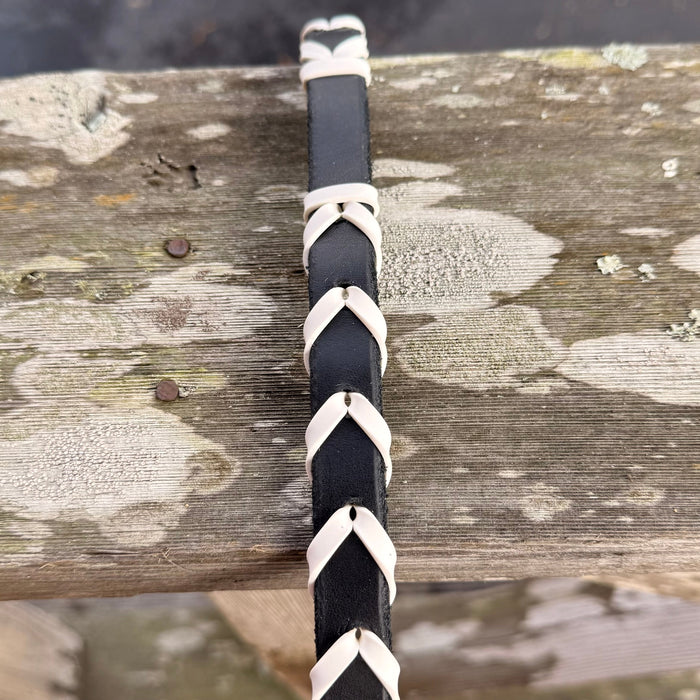 Leather Laced Barrel Reins