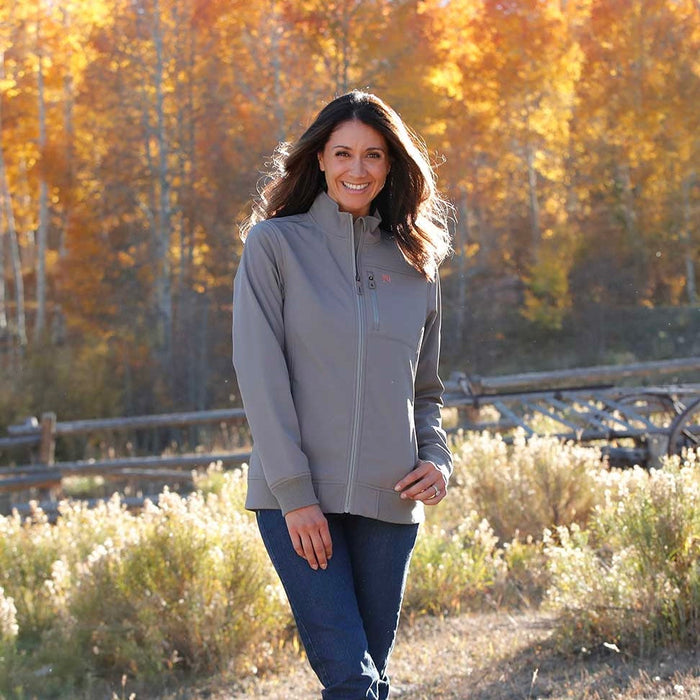 Grey Bonded Jacket | Cinch Womens
