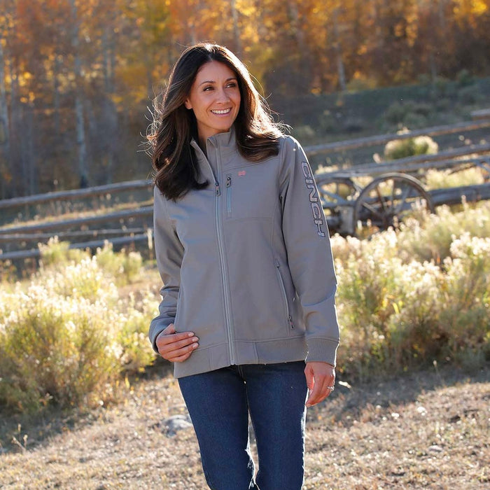 Grey Bonded Jacket | Cinch Womens