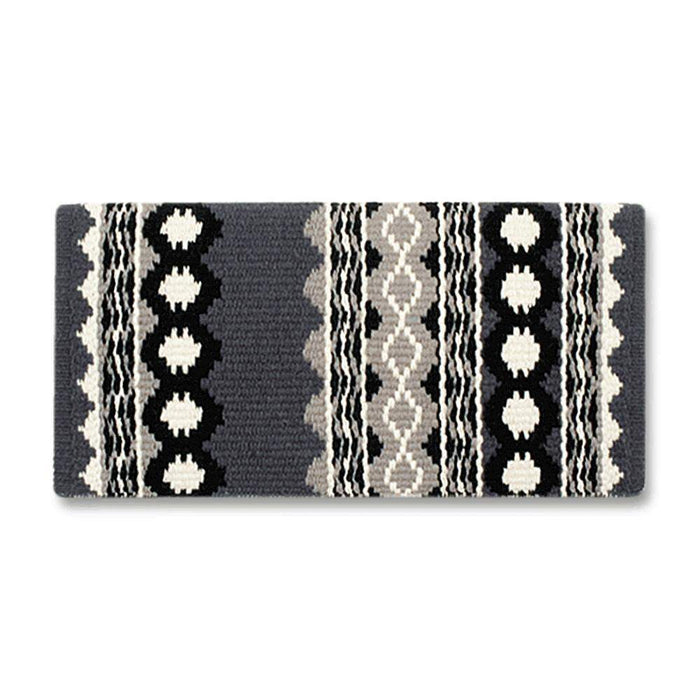 Riverland 36x34 New Zealand Wool Saddle Blanket GREY WHT