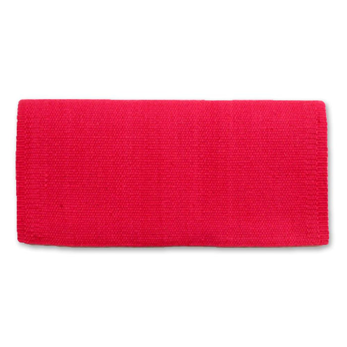 1314-85 San Juan Solid Fandango Pink 36x34 New Zealand Wool Saddle Blanket FANDANGOPINK